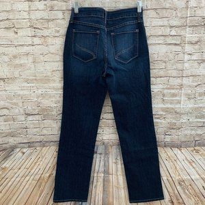 NWOT NYDJ Stretch Denim Straight Leg Jeans with Bling Size 4/33
